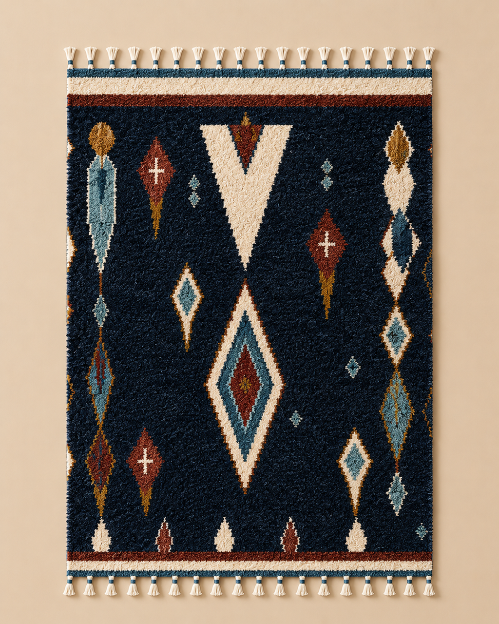 Tapis Style Berbère Azur Nuit