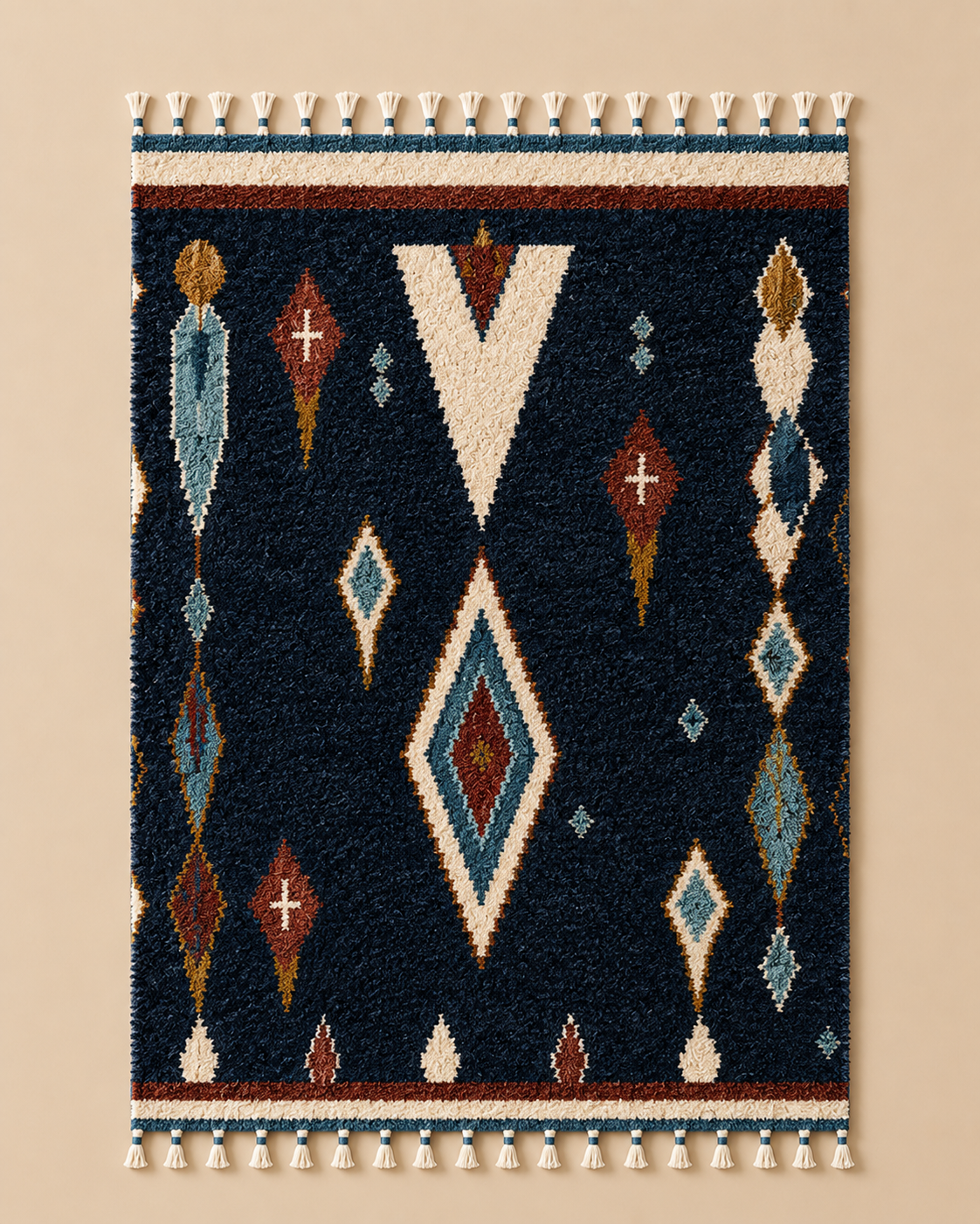 Tapis Style Berbère Azur Nuit