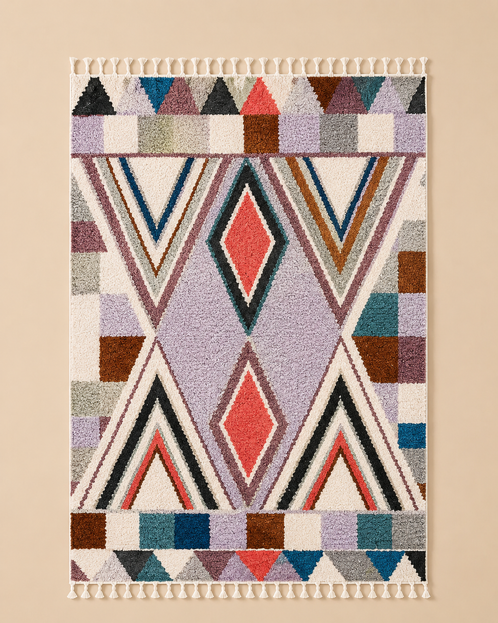 Tapis Style Berbère Azur Saphir