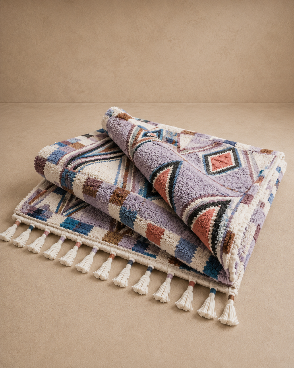 Tapis Style Berbère Azur Saphir