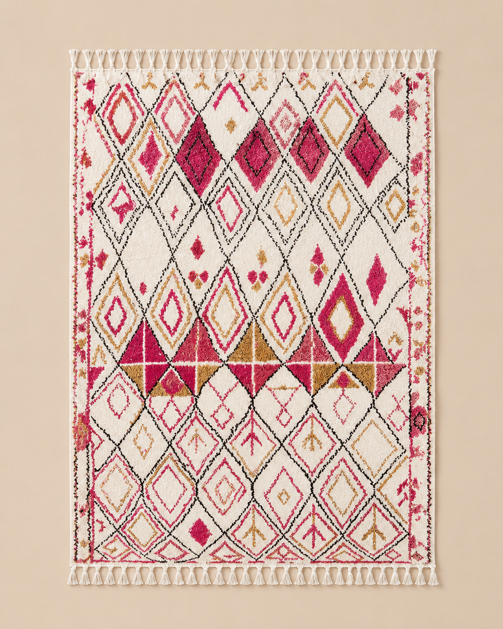 Tapis Style Berbère Nomade Sable