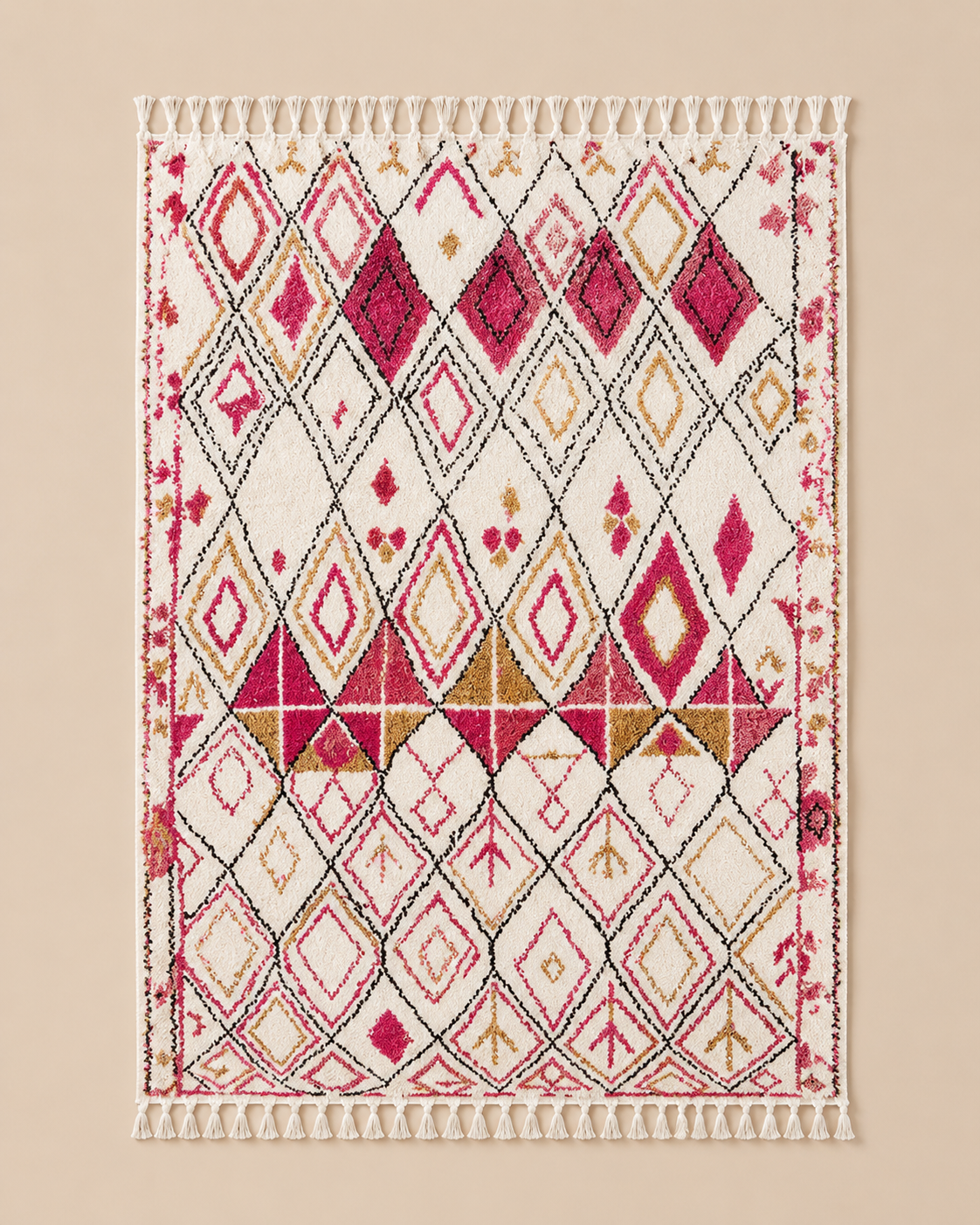 Tapis Style Berbère Nomade Sable